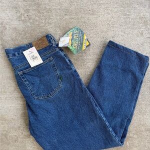 NWT Cabela’s Men’s Dry Plus Insulated DuPont Teflon Denim Jeans Size 34 X 32